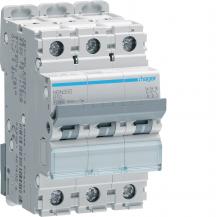 Hager LS-Schalter 3 polig 10kA/15kA B-50A 3M