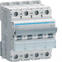 Hager LS-Schalter 4 polig 10kA/15kA B-13A 4M