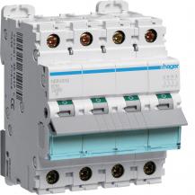Hager LS-Schalter 3P+N 10kA/15kA B-16A 4M