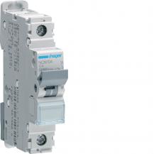 Hager LS-Schalter 1 polig 10kA/15kA C-4A 1M