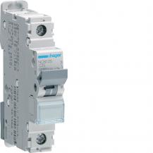 Hager LS-Schalter 1 polig 10kA/15kA C-25A 1M