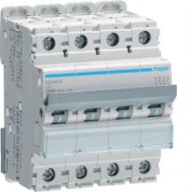 Hager LS-Schalter 4 polig 10kA/15kA C-2A 4M