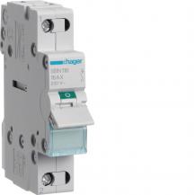 Hager SBN116 Ausschalter 1-polig 16 A 230 V AC 1 Modul
