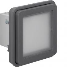 Hager LED-Signallicht-Einsatz weiß W.1 grau