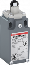 ABB LS32M13B11 Standard-Positionsschalter Metall-Gehäuse IP66 Kunststoff-Rollendruckbolzen D=11