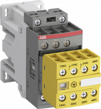 ABB AFS09Z-30-22-30 SafetySchütz, 4 kW, 24 V DC, 2S+2Ö, Low Power Consumption
