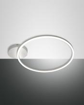 FABAS LUCE FAB-3508-61-102-01 Giotto LED Deckenleuchte Ø60cm 36W Warmweiß Weiß dimmbar Smartluce
