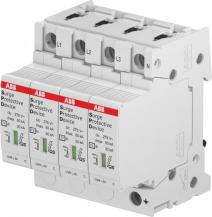ABB OVR T2 4L 80-440s P TS QS SPD T2 mit Reserve-Var. 400/690 V TNS 3P 4P, Imax 80kA, In 30kA, Up 2, 4kV, TS