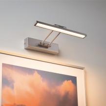 Paulmann 99894 Galeria LED Bilderleuchte Beam Thirty 5W Nickel gebürstet/Chrom Metall - Assistance-Leuchte