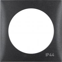 Berker 918272595 Rahmen 1f m Aufdruck IP44 ITG Flow anthr