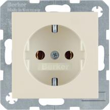 Berker 41438982 Steckdose SCHUKO S.1/B.x weiß glänzend