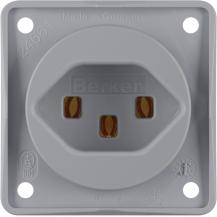 Berker 962592506 Steckdose mit SK CH Typ 23 ITG grau