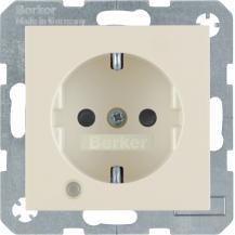 Berker 41108982 Steckd. SCHUKO LED BSF erh BS S.1/B.x wß