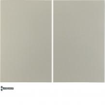 Berker 85142173 Taste 2fach K.5 edelstahl lackiert