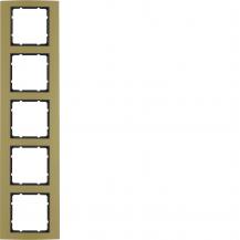Berker 10153016 Rahmen 5fach B.3 Alu gold/anthrazit