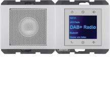 Berker 30807003 Radio mit Lautspr. DAB+, Bt., K.x alu