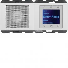 Berker 30807009 Radio mit Lautspr. DAB+, Bt.,K.x pw. gl.