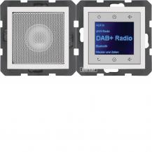 Berker 30808989 Radio Touch mit Lautsprecher DAB+, Bluetooth B.x polarweiss glän