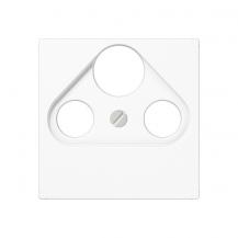 JUNG A 561 BFPLSAT WW Abdeckung 1fach für SAT-TV-FM-Dosen alpinweiß 55 x 55 mm