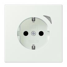JUNG HOME Smart SCHUKO Steckdose 16 A 250 V, Bluetooth Mesh, Funktionsanzeige, Safety Plus, Serie LS, outremer gris, BT LC 1521 S 210