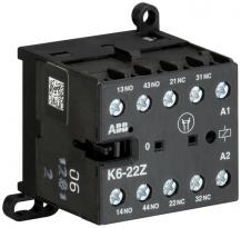 ABB K6-22Z-02 Kleinhilfsschütz, 2S+2Ö, 42 V 40-450 Hz