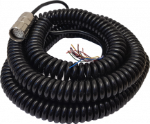 ABB JSD-TK100S-12 Spiralleitung 12x 0,25 mm², 2/10 m PUR mit M23-Buchsenstecker 12-polig