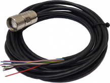 ABB JSD-TK5-12 Kabel 5 m Leitung glatt 12x 0,25mm², 5 m PUR mit M23 Buchsenstecker 12-polig