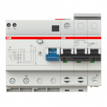 ABB DS252N-UC-B16/0.3 FI/LS-Kombination, Typ B, 10 kA, 2P/N-UC, B 16 A, 300 mA, allstromsensitiv, kurzzeitverzögert
