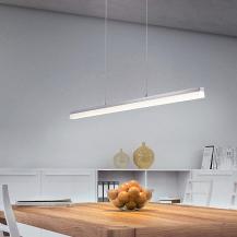 Helestra MOYA 16/1722.26 LED-Pendelleuchte 29 W 2800 K Warmweiß, Aluminium matt, 1740 lm, IP30, dimmbar
