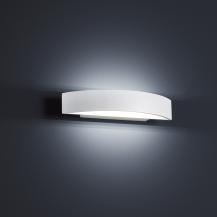 Helestra YONA LED-Wandleuchte 12 W 3000 K Warmweiß, mattweiß, indirektes Up-Down-Licht, IP20
