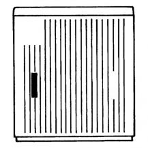 ABB EH3A9C1 Schrank AP Gr.1 1125x785x320 Doppelschließung, AG-Lackierung IP44, IK10