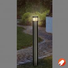 SLV 230069 VAP SLIM 90cm hohe Wegeleuchte aus gebürstetem Edelstahl
