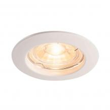 Zeitlose PIKA QPAR51 Deckeneinbaulampe mit starrem Lampenkopf in weiß SLV 1000714
