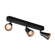 SLV 1000892 AVO CW Triple Indoor Wand- und Deckenaufbauleuchte in schwarz