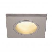 SLV 1001171 DOLIX OUT LED Einbaustrahler QPAR51 silbergrau - Feuchtraum geeignet
