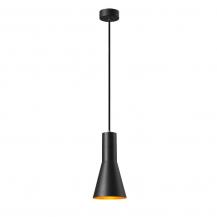 SLV 1002951 PHELIA 130 E27  Pendelleuchte 23W schwarz/gold