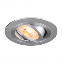 SLV 1007376 NEW TRIA 75 runde schwenkbare  Deckeneinbauleuchte für GU10, IP 20, Aluminium, Einbau⌀ 75mm, Einbautiefe 65mm