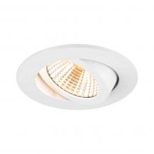 SLV 1007433 NEW TRIA Universal 68 Deckeneinbauleuchte dimmbar Tunable White 38°, IP 20, in weiß CRI90 ⌀68mm Einbautiefe 40mm