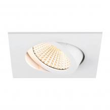 SLV 1007399 NEW TRIA 68 Deckeneinbauleuchte dimmbar 3000K warmweißes Licht, 60°, IP 20, in weiß CRI90 ⌀68mm Einbautiefe 40mm