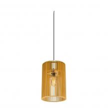 SLV 1008047 WUD, Pendelleuchte, E27, cylindrical, offenes Kabelende, 1 x max. 60 W, natur