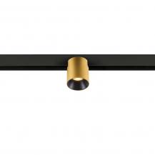 SLV 1008963 FIX-IT!, 48V, DALI, rund, Surface mounted track, Spot, 3000K, 6.6 W, 36°, gold / schwarz