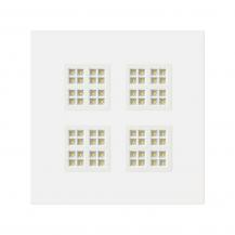 SLV 1010121 PAVANNO 625 45 830/840/850 WB WH UGR19 – LED Einbauleuchte 62x62cm 17W UGR<19 CCT 3000/4000/5000K