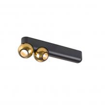 SLV 1010306 DYSKO Wand- und Deckenleuchte Double PHASE 2700K 13W 36° schwarz/gold