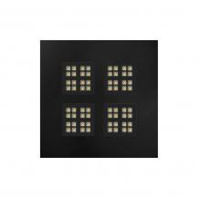 SLV 1010578 PAVANNO – LED Einbauleuchte 62x62 cm 17W 3000/4000/5000K UGR<19 schwarz/weiß