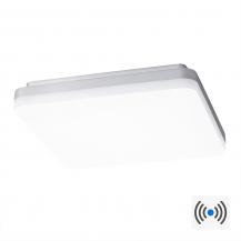 Sensor LED-Deckenleuchte SQUARE 26x26cm 18W neutralweiß blenfrei IP20 Sigor