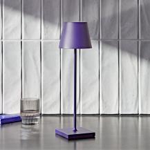 Sigor Akku-Tischleuchte Nuindie 380mm pflaumenblau 2,2W FlexMood 2200K/2700K IP54 168/197lm Ra85