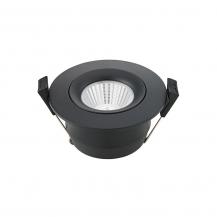 Sigor Einbauleuchte Argent IP54 BM68/83mm schwarz IP54 8W 3000K 36° 580lm Ra90 dim 360° schwenkbar