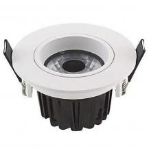 Sigor Einbauleuchte ARGENT 80mm weiß 9W 2700K IP44 36° 600lm Ra93 dim schwenkbar
