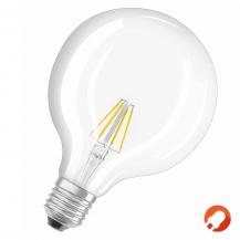 LEDVANCE LED STAR GLOBE125 Filament E27 4 W 40 W Ersatz 470 lm 2700 K Warmweiß G125 360° 230 V nicht dimmbar