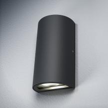 OSRAM ENDURA Style UpDown LED-Außenwandleuchte 12W 700lm 3000K Warmweiß IP44, Dunkelgrau, Up- & Downlight
